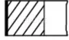 Кільця поршневі,комплект MAHLE MAHLE / KNECHT 013RS101000N0 (фото 1)