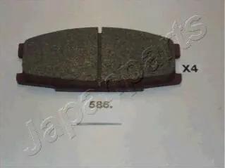 MITSUBISHI К-т гальмівних колодок передніх Canter JAPANPARTS PA-586AF (фото 1)