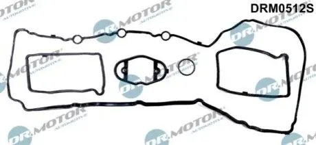 К-т прокладок клапанної кришки 5 елементiв DRMOTOR DR. MOTOR DRM0512S