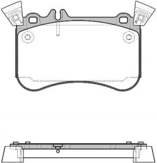 DB Гальм. колодки передн. A-CLASS (W176) A 45 AMG 4-matic (176.052) 13-18 REMSA 1465.10