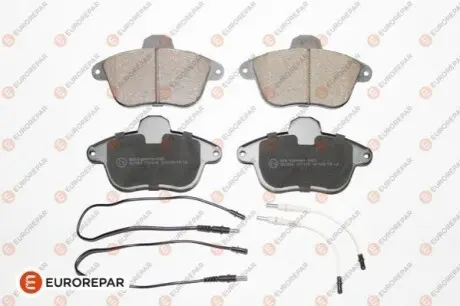 PEUGEOT колодки гальмівні передн. 605 4/91- Eurorepar 1617279780