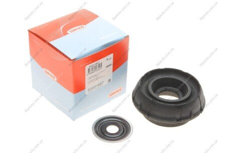 Подушка амортизатора (переднього) + підшипник Renault Duster/Logan 04- CORTECO 80001687 (фото 1)