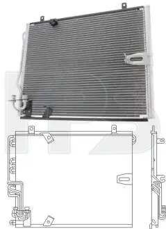 Конденсатор кондиціонера FPS FP 14 K06 (фото 1)