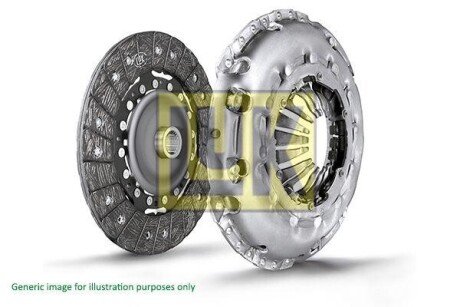 Комплект зчеплення Hyundai ix35 2.0 CRDi 10-15 (d=240mm) LuK 624 3422 09