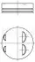 Поршень RENAULT CLIO, MEGANE, SCENIC II 1.4 10.99- (80mm/+0.5) MAHLE 022 05 01