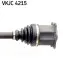 AUDI Напіввісь передн. лів. A3 (8V1, 8VK) 2.0 TDI 13-16, SEAT LEON 2.0 TDI 12-20, SKODA OCTAVIA III 2.0 TDI 12-20, VW GOLF VII 2.0 GTD 13-20 SKF VKJC 4215 (фото 3)