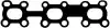 CORTECO NISSAN прокладка випускного колектора MURANO I -08, TEANA I, RENAULT LAGUNA III 460207P CORTECO 460207P