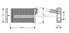 AVA AUDI Радіатор опалення 80 B4 Avant RS2 quattro 94-, A4 B5 1.6 94-, 1.9 95- AVA AVA COOLING AI6156 (фото 1)