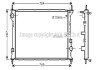 AVA FORD Радіатор охолодження двиг. TRANSIT CONNECT 1.8-1,8TD AVA AVA COOLING FD2382 (фото 1)