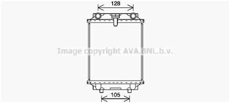 AVA AUDI Радіатор системи охолодження двигуна SEAT, SKODA, VW AVA AVA COOLING AI2415