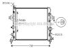 AVA OPEL Радіатор сист. охолодження ASTRA H 1.6 AUT 04- AVA AVA COOLING OL2482 (фото 1)