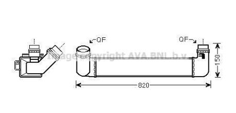 AVA RENAULT Інтеркулер Fluence 1.5dCi/2.0 16V 10- AVA AVA COOLING RTA4461