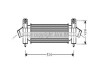 AVA FORD Інтеркулер Mondeo III 2.0/2.2TDCi 00- FDA4341 AVA FDA4341