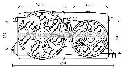 Вентилятор AVA AVA COOLING FD7579