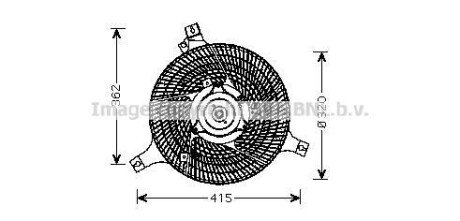 AVA INFINITI Вентилятор радіатора FX 45 03- AVA AVA COOLING DN7530