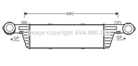 AVA DB Інтеркулер W210 3.2CDI 99- AVA AVA COOLING MSA4315