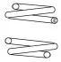 CS GERMANY 14950703 HD Пружини передня VW Passat V/VI/Audi A4 94- 14950703