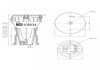 Кожух пневматичної ресори FEBI FEBI BILSTEIN 108034 (фото 1)