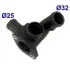 MEATDORIA VW Фланець охолоджувальної рідини POLO 1.7-1.9D 96- 93119 MEAT & DORIA 93119
