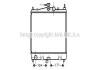 AVA RENAULT Радіатор охолодження Clio III,Modus,Nissan Micra III,Note 1.2/1.6 AVA AVA COOLING DNA2247 (фото 1)