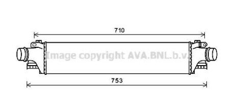 AVA CHEVROLET Інтеркулер AVEO 1.3, 1.4 11- AVA AVA COOLING CT4061