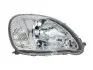 Фара передня Toyota Yaris 03-06 пра. (ел) (без ламп) (H4/PY21W/W5W) (тип Valeo) DEPO 212-11F5R-LD-EM (фото 1)