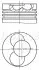 Поршень VW Caddy II 1.9 TDI 95-04 (79.51mm/STD) (3-4 циліндр) MAHLE 030 41 00