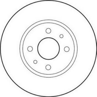 CITROEN диск гальм.передн.Nemo,Fiat Doblo,Punto,Peugeot Bipper Jurid 562178JC (фото 1)