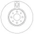 JURID FIAT гальмівний диск передн. Bravo,  Stilo 562295JC JURID 562295JC