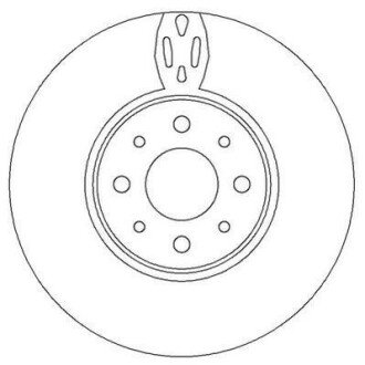 FIAT гальмівний диск передн. Bravo, Stilo Jurid 562295JC