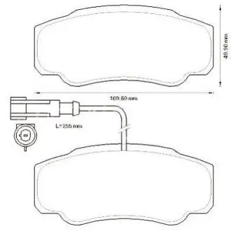NISSAN Колодки гальмівні задн. CABSTAR 06- Jurid 573318J