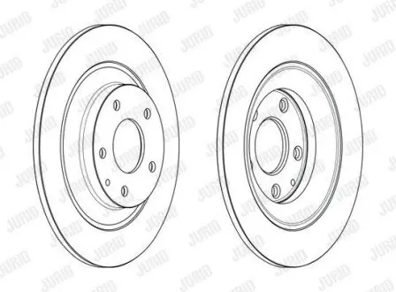 MAZDA гальмівний диск задн.CX-5 11- Jurid 563232JC