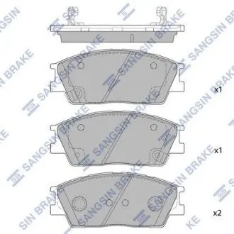 Колодки дискового тормоза SANGSIN Hi-Q (SANGSIN) SP4372