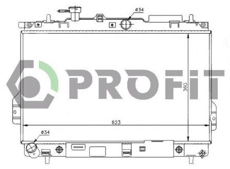 Радіатор охолоджування PROFIT PR 1806A3