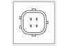 KAVO PARTS DB Датчик температуры воды (4-х конт.) W124/W202/W210/W140 Sprinter -06, Vito -03 ECT-1008 KAVO PARTS ECT-1008