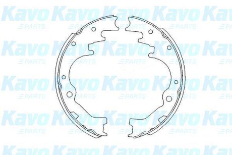 PARTS IVECO Гальмівні колодки барабанні Iveco Daily 35.10/12/40 39.10 09.90- 254x90 PARTS KAVO KBS-5403