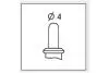 KAVO PARTS DB Датчик температуры OM601-606/615-617M102/111 ECT-1003 KAVO PARTS ECT-1003