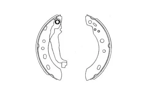 PARTS NISSAN Щеки тормозные MICRA 1.0-1.3 16V 92- PARTS KAVO KBS-7427