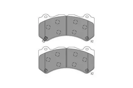 PARTS CHEVROLET Колодки гальмівні Camaro, JEEP PARTS KAVO KBP-6627