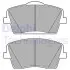 DELPHI ALFA ROMEO Дискові колодки передні (з датч.) GIULIA 2.0 16- LP3435 DELPHI LP3435