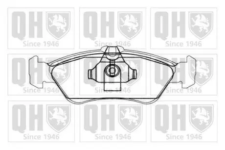 Гальмiвнi колодки дисковi QH QUINTON HAZELL BP869