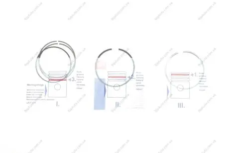 Фото кільця поршневі Chevrolet Aveo/Opel Insignia 1.4 11- (72.50mm/STD) (1.2-1.2-2) NPR 120 035 0008 00 Кільця поршневі Chevrolet Aveo/Opel Insignia 1.4 11- (72.50mm/STD) (1.2-1.2-2) NPR 120 035 0008 00