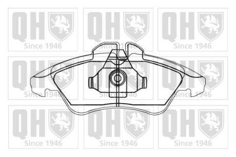 Гальмiвнi колодки дисковi QH QUINTON HAZELL BP867