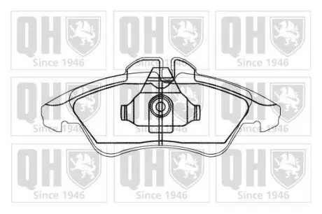 Гальмiвнi колодки дисковi QH QUINTON HAZELL BP867