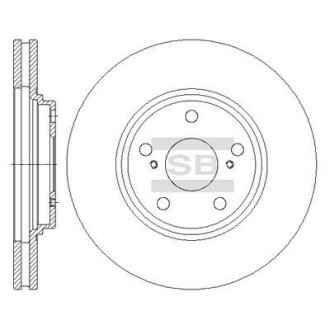 SANGSIN Гальмівний диск Hi-Q (SANGSIN) SD4047 (фото 1)