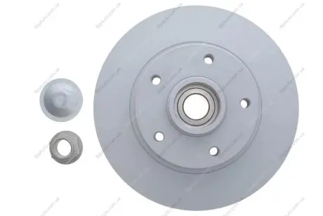 Диск гальмівний (задній) Renault Megane 08- (260x8) (+ABS) (з підшипником) 470.5401.20 ZIMMERMANN 470540120
