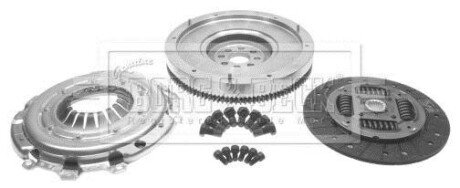 Демпфер + комплект зчеплення (переобладнання на одномасовий маховик) BORG&BECK BORG & BECK HKF1042
