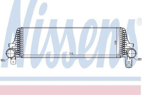 Радіатор інтеркулера NISSENS 96571