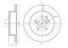 CIFAM LEXUS Гальмівний диск задн. GS 05- 800-1541C CIFAM 800-1541C