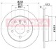 Гальмiвнi диски MB A-class (W169)/B (W245) 04-12 KAMOKA 1032516 (фото 1)